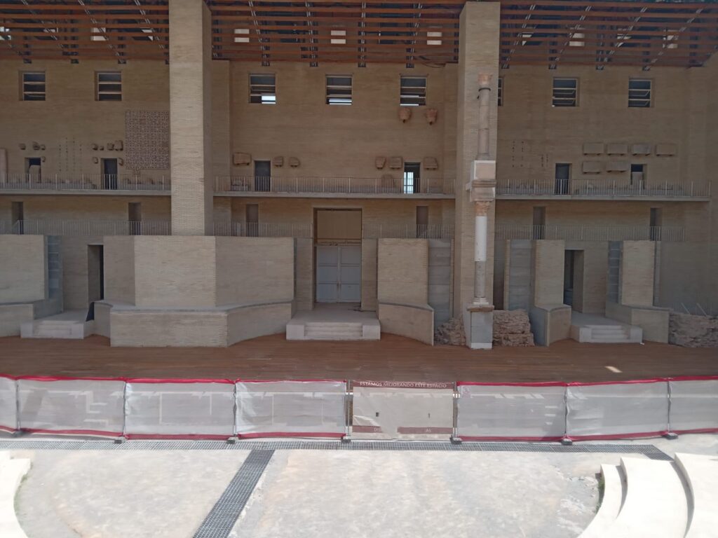 Rehabilitación madera Teatro Romano de Sagunto SOS Madera Valencia