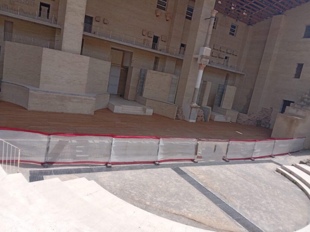 Rehabilitación madera Teatro Romano de Sagunto SOS Madera Valencia