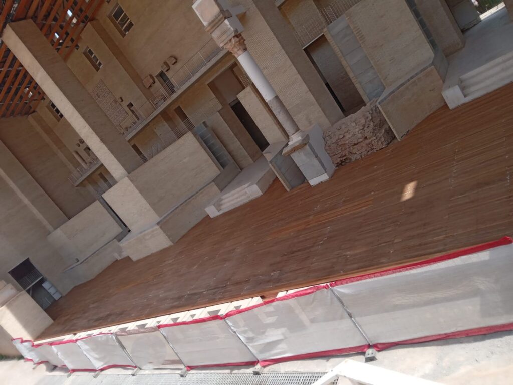 Rehabilitación madera Teatro Romano de Sagunto SOS Madera Valencia