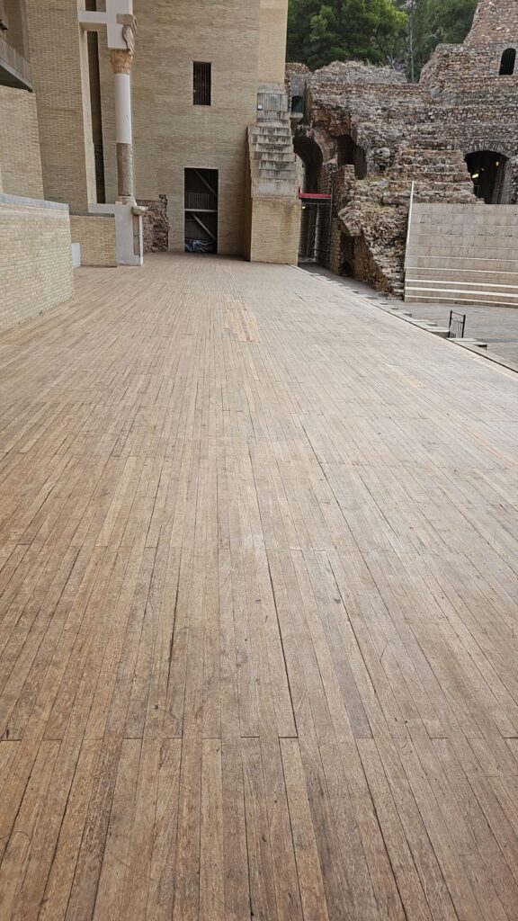 Rehabilitación madera Teatro Romano de Sagunto SOS Madera Valencia