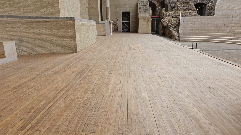 Rehabilitación madera Teatro Romano de Sagunto SOS Madera Valencia
