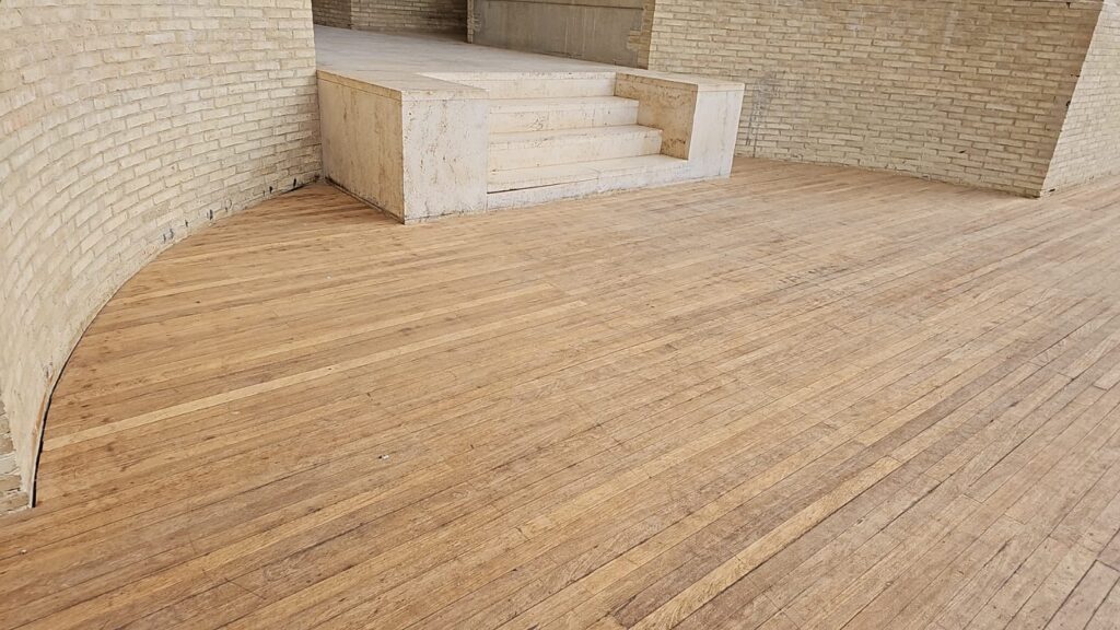 Rehabilitación madera Teatro Romano de Sagunto SOS Madera Valencia