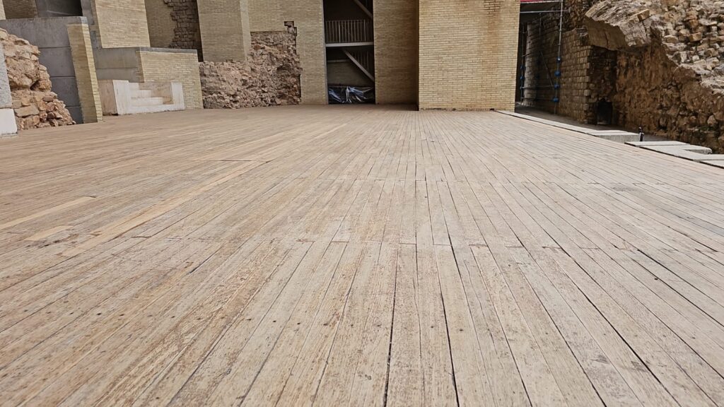 Rehabilitación madera Teatro Romano de Sagunto SOS Madera Valencia