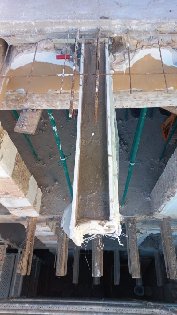 SOS Madera Rehabilitación de vigas estructurales en calle Espartero Valencia