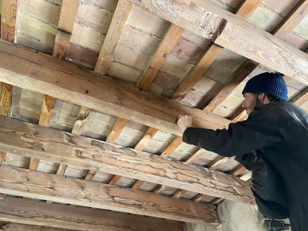 Palacete Ducal de Burjassot Restauración estructural de vigas