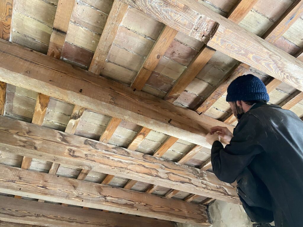 Palacete Ducal de Burjassot Restauración estructural de vigas