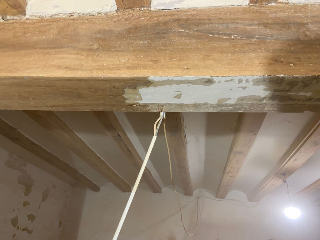 Palacete Ducal de Burjassot Restauración estructural de vigas